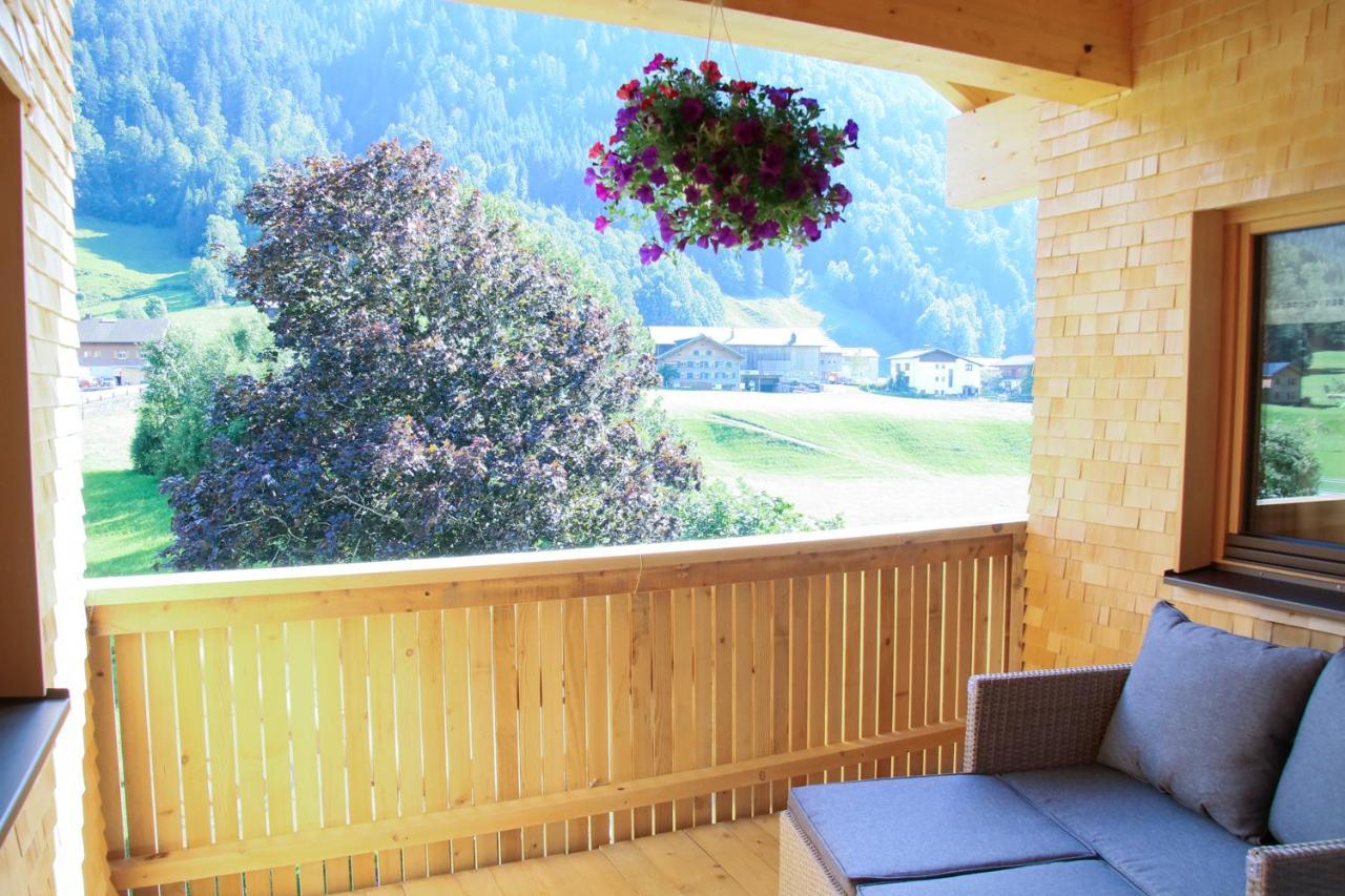 Haus Bergquell Apartamento Au (Vorarlberg) Exterior foto